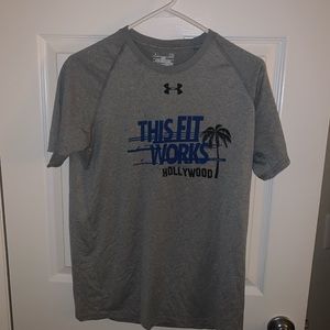 Gray Unisex Dry-Fit Shirt